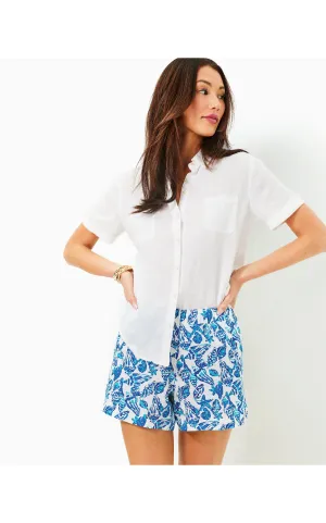 4" Lilo Linen Short Shell Collector