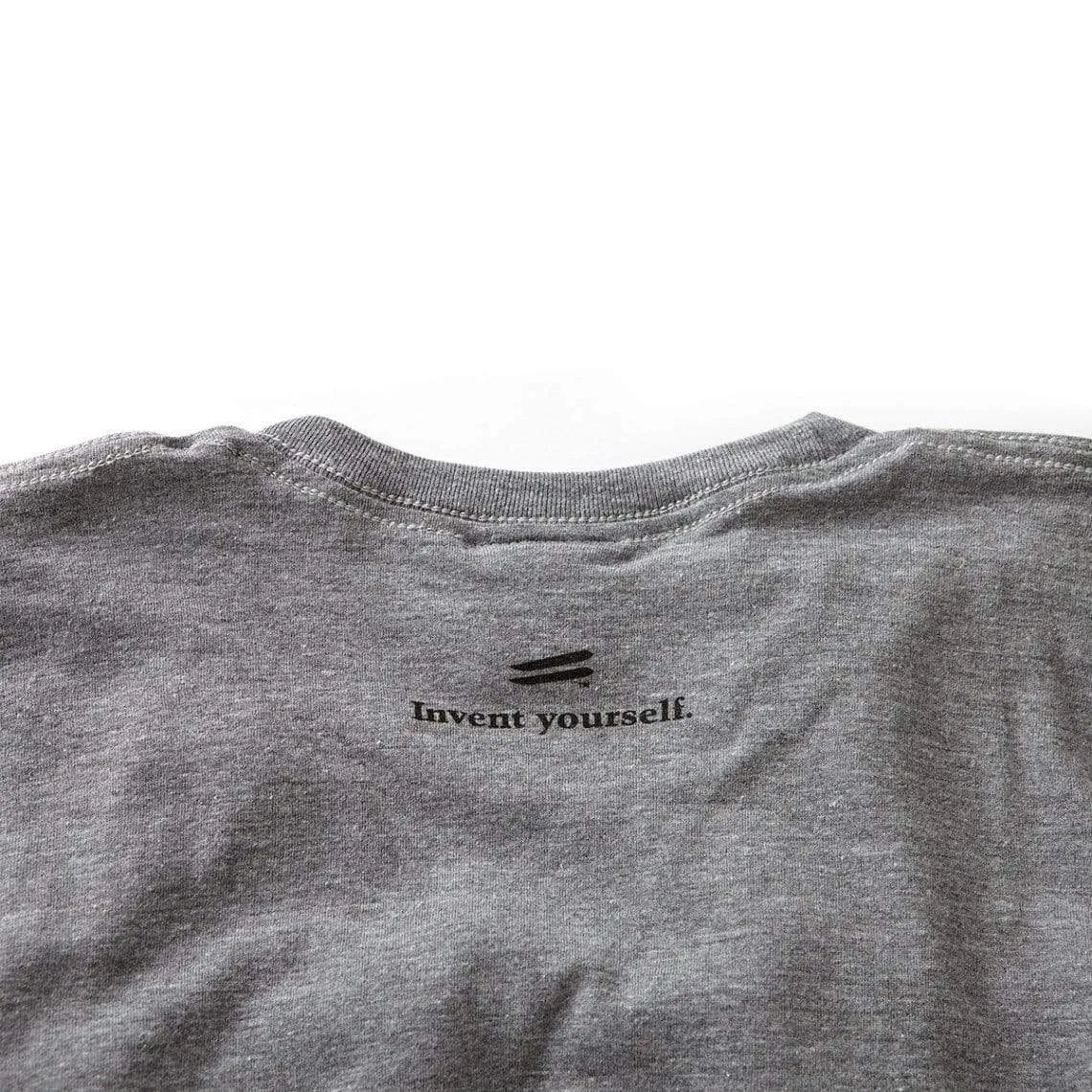 Be first. T-shirt | tri-blend, short sleeve, Athletic Grey