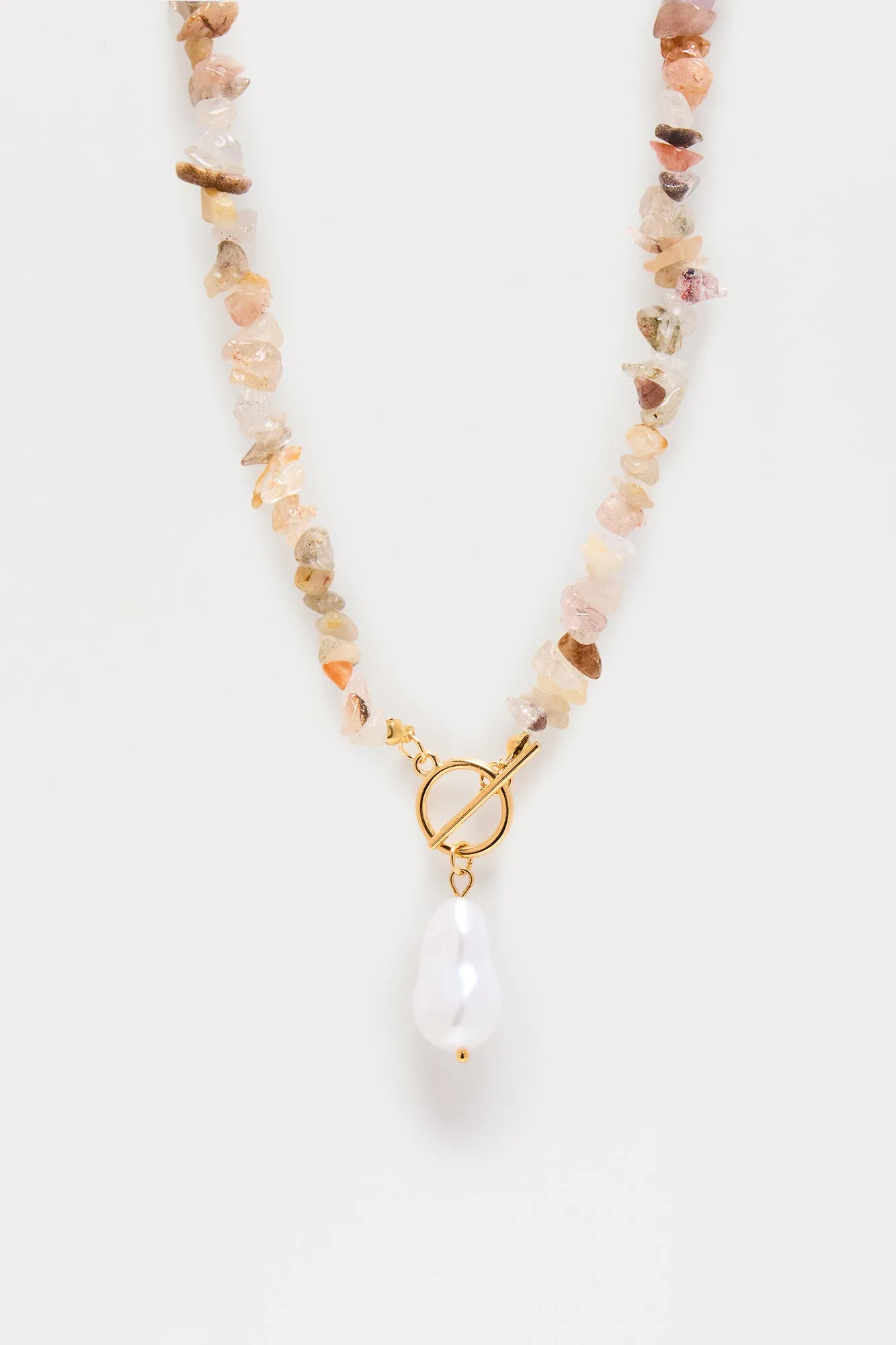 Beaded Bliss Necklace - Ivory/combo