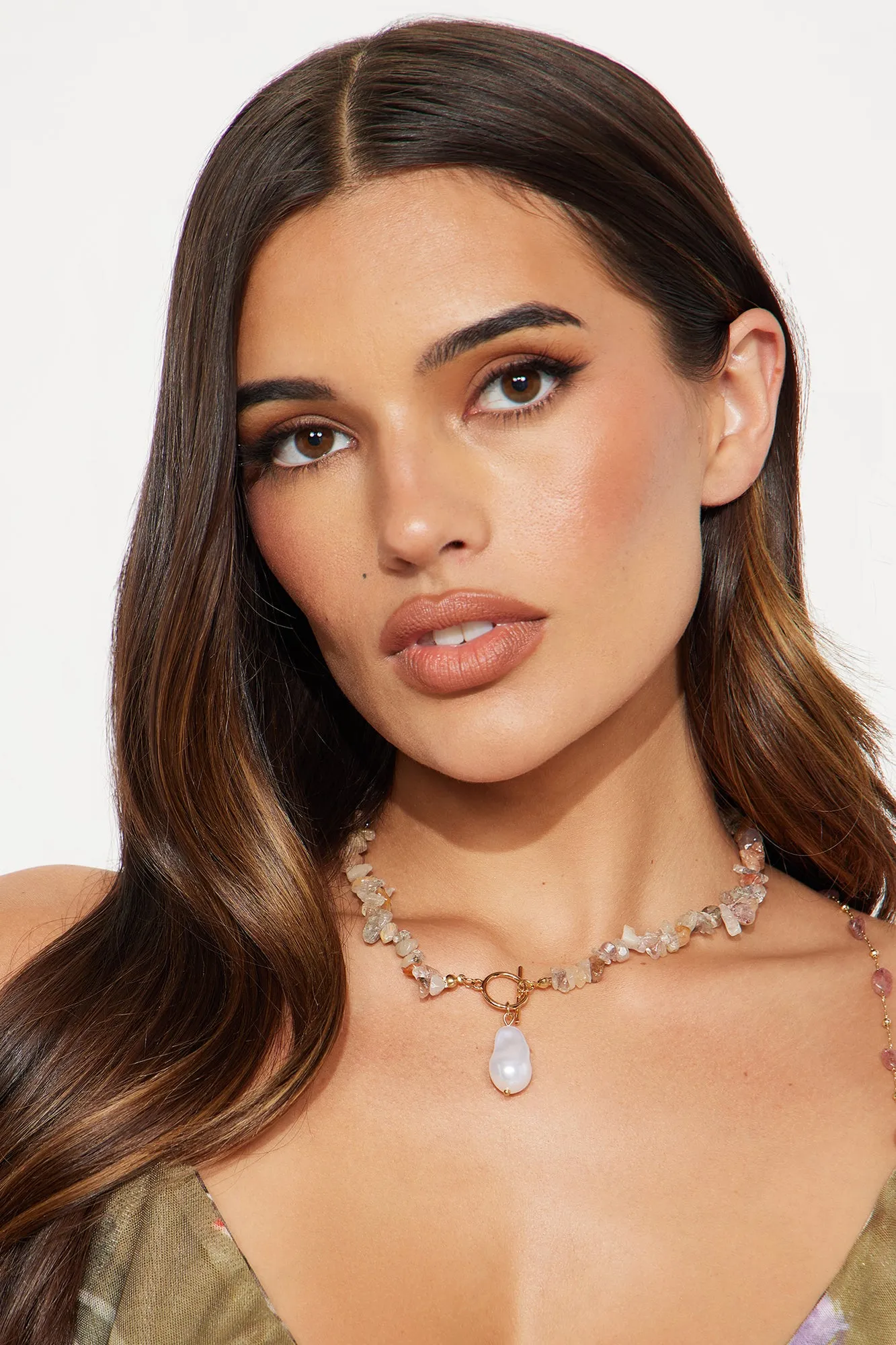 Beaded Bliss Necklace - Ivory/combo