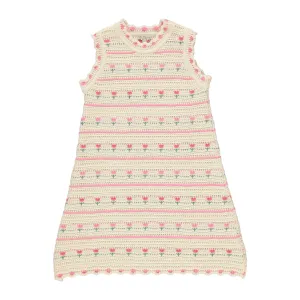 BEBE ORGANIC~ Paloma tulip crochet dress