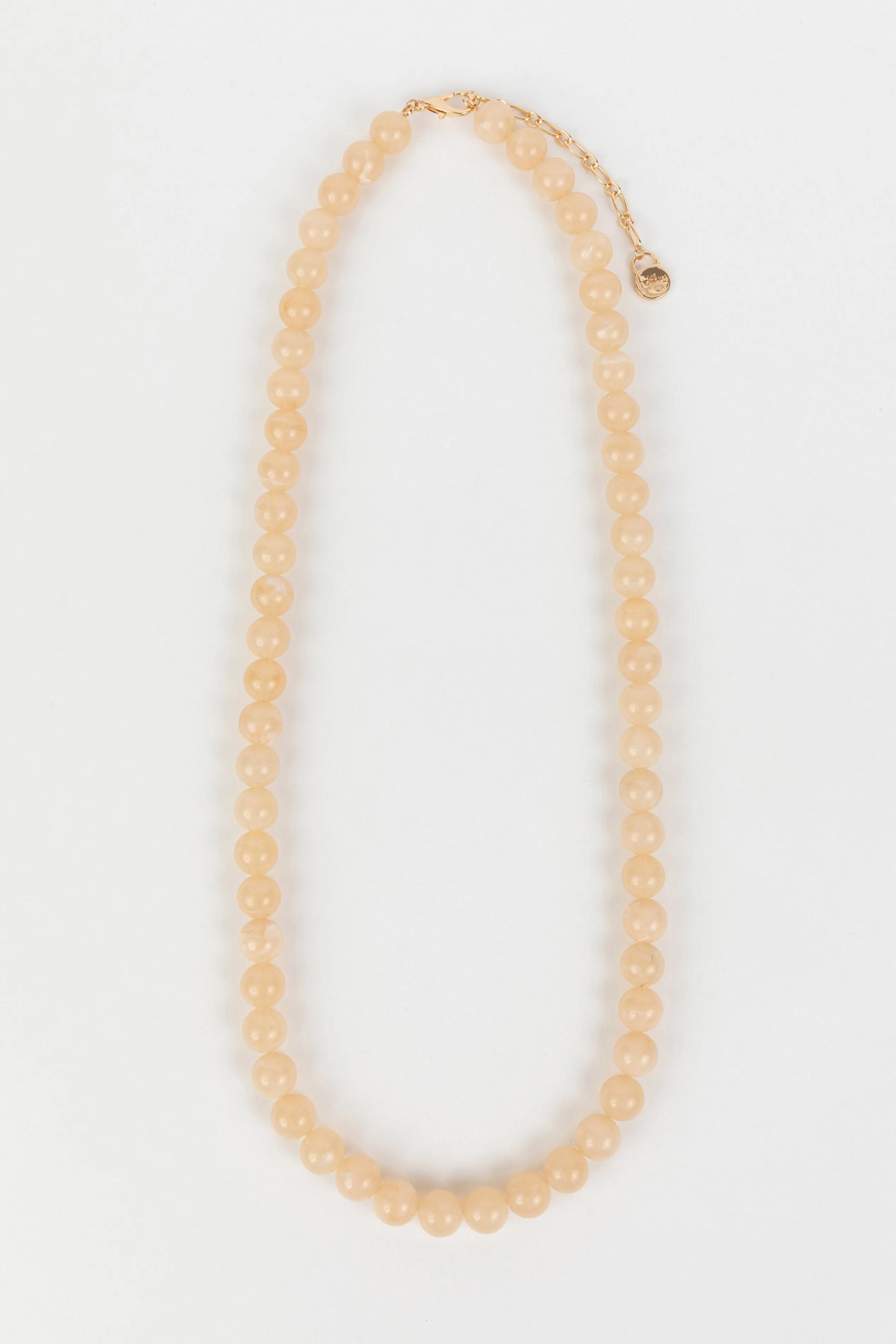 Dorie Necklace - Rose Marble