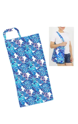 ETW10179 2 in 1 Palm Tree Pattern Beach Towel & Beach Bag