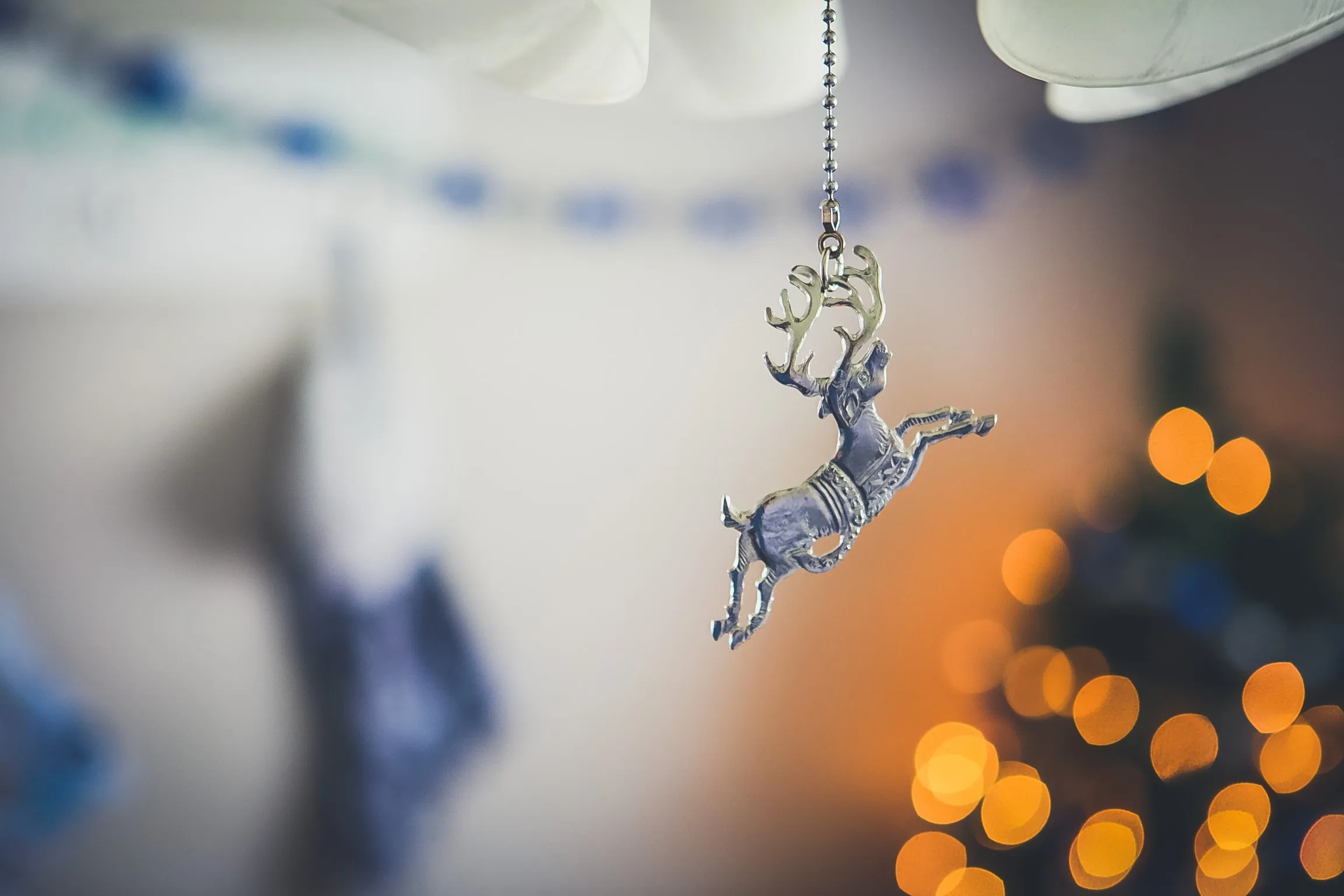 Handmade Deer Gifts - Pewter Reindeer Ornaments - Several Designs