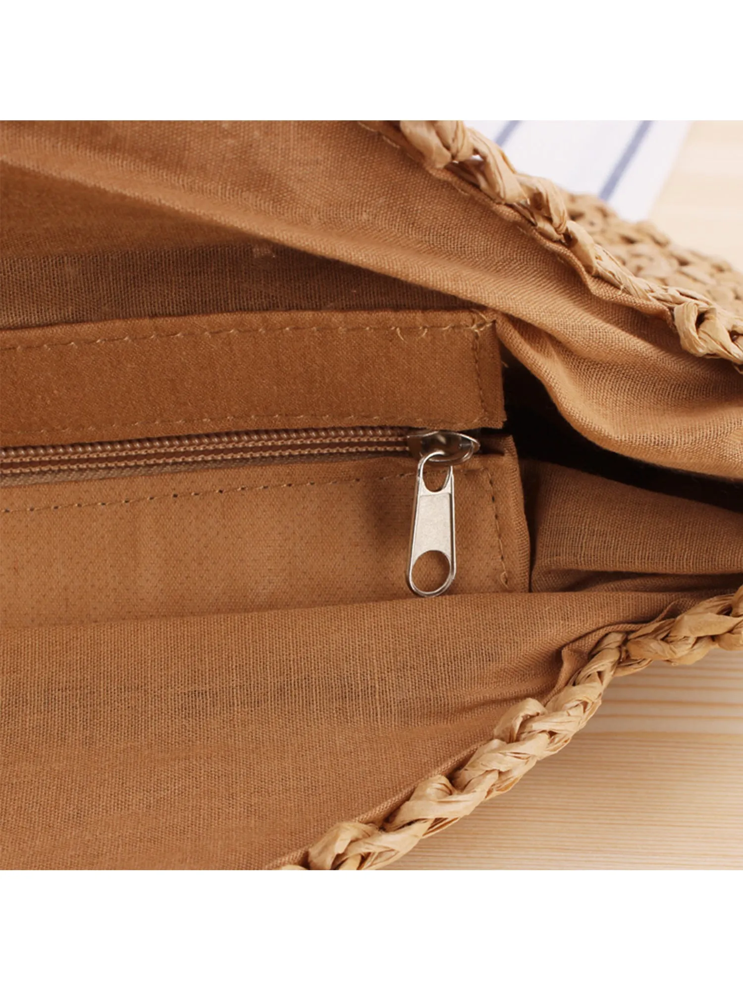'Jessica' Rattan Round Oversized Beach Tote Bag (5 Styles)
