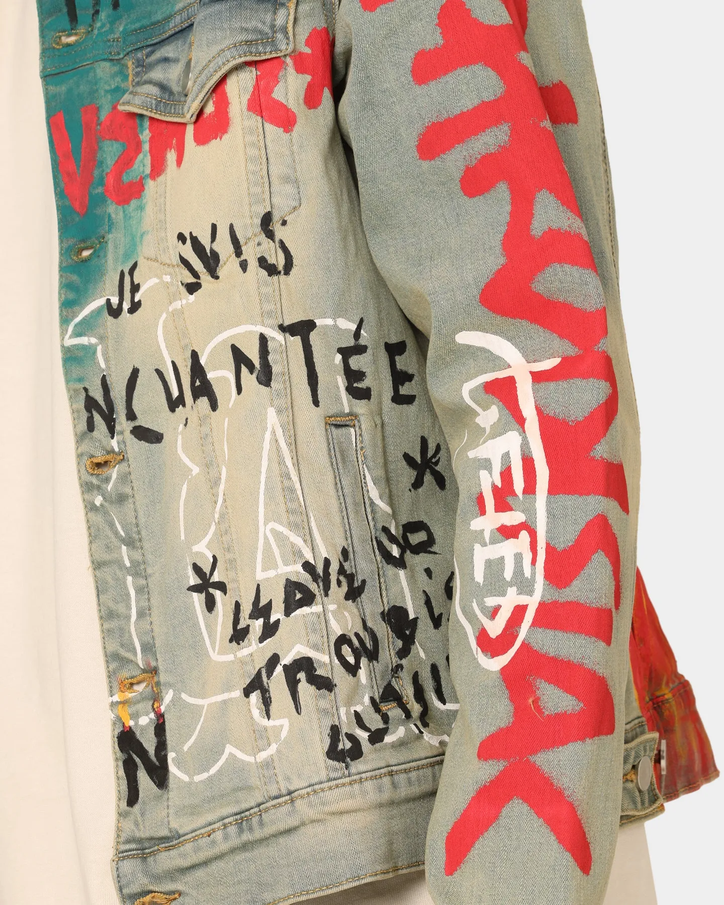 Lifted Anchors Detention Denim Jacket Blue