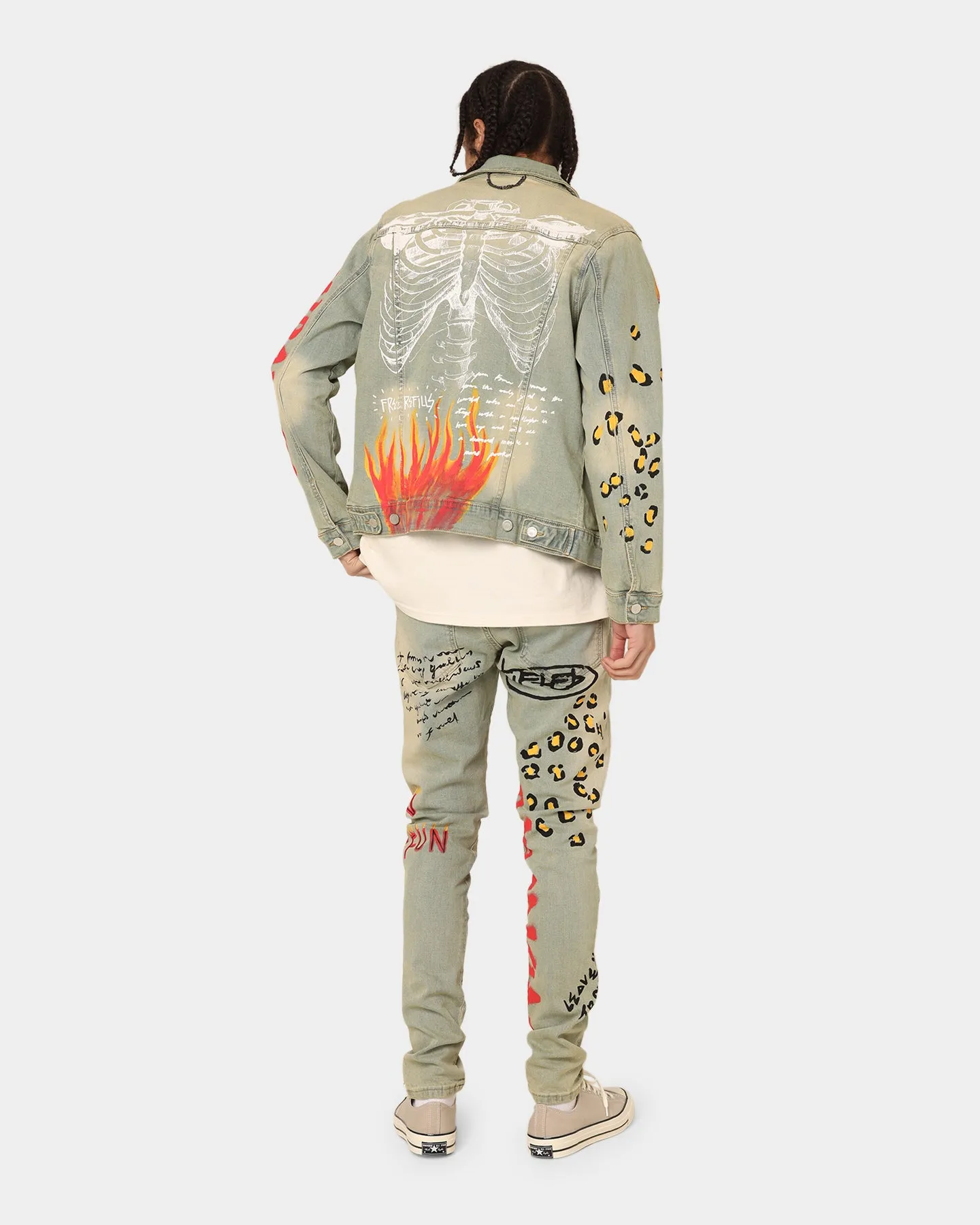 Lifted Anchors Detention Denim Jacket Blue