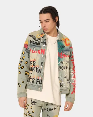 Lifted Anchors Detention Denim Jacket Blue
