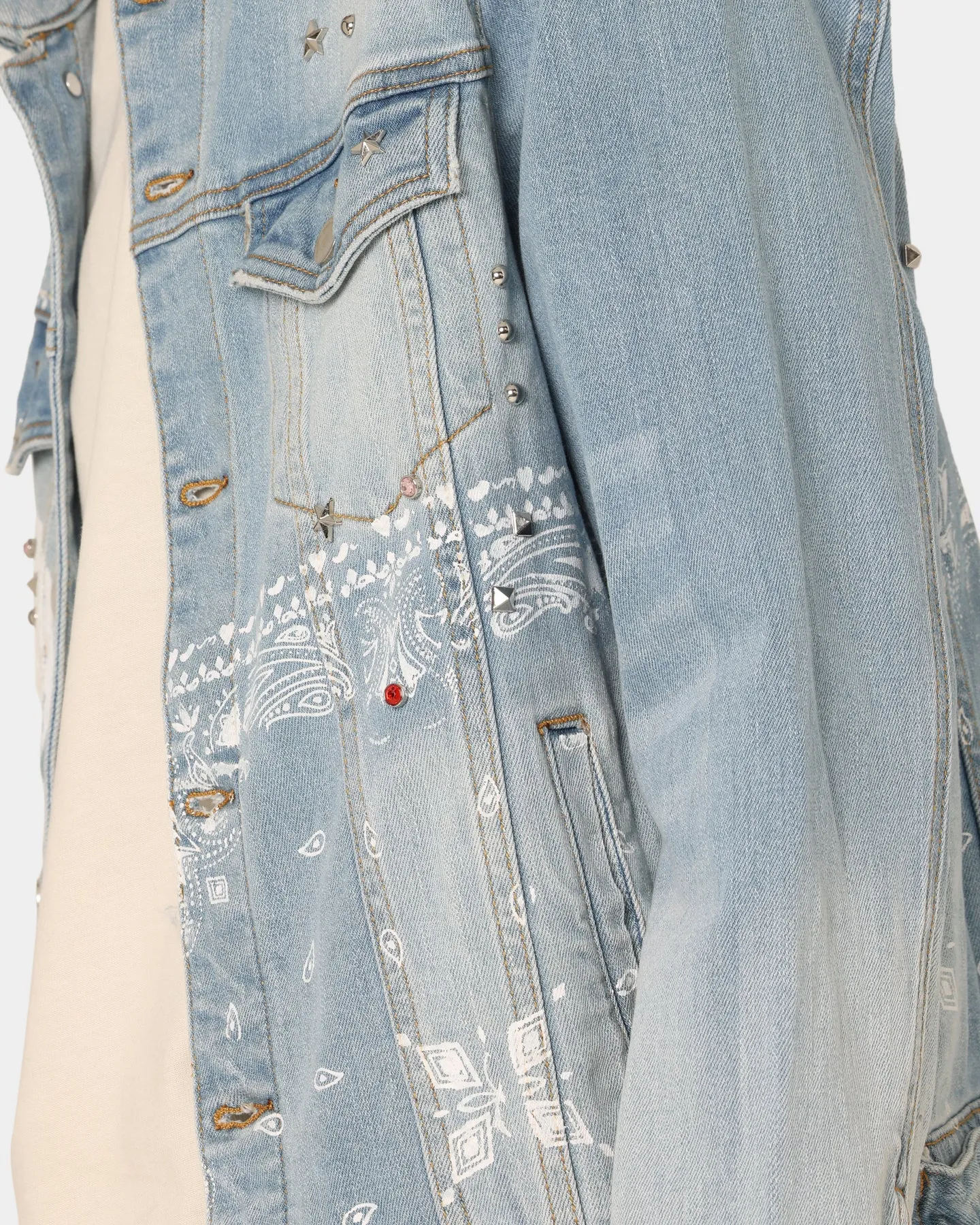 Lifted Anchors Kingdom Denim Jacket Blue