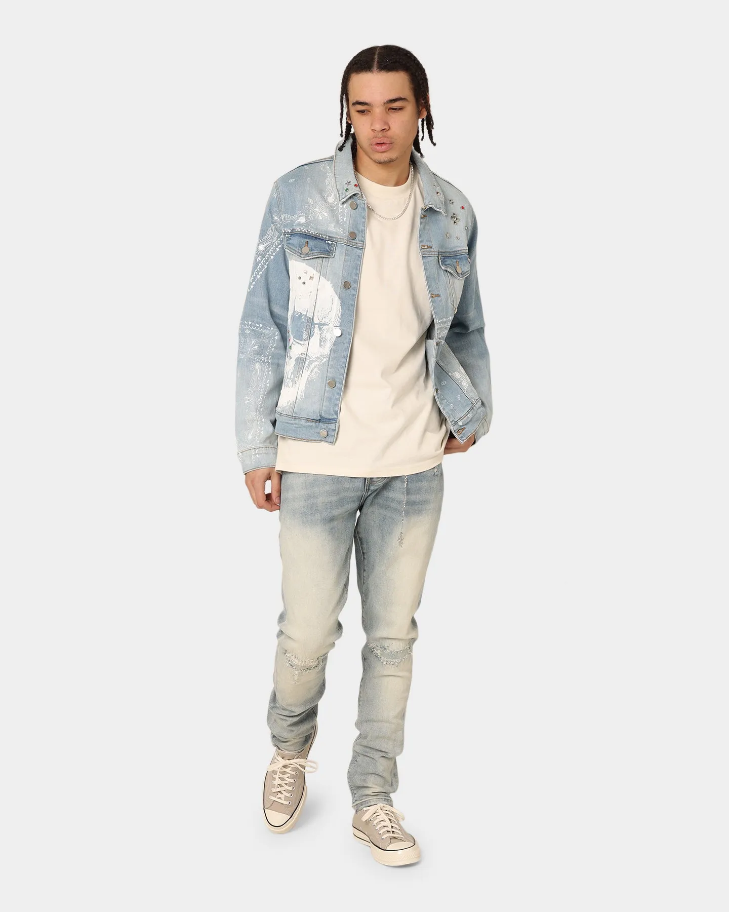 Lifted Anchors Kingdom Denim Jacket Blue