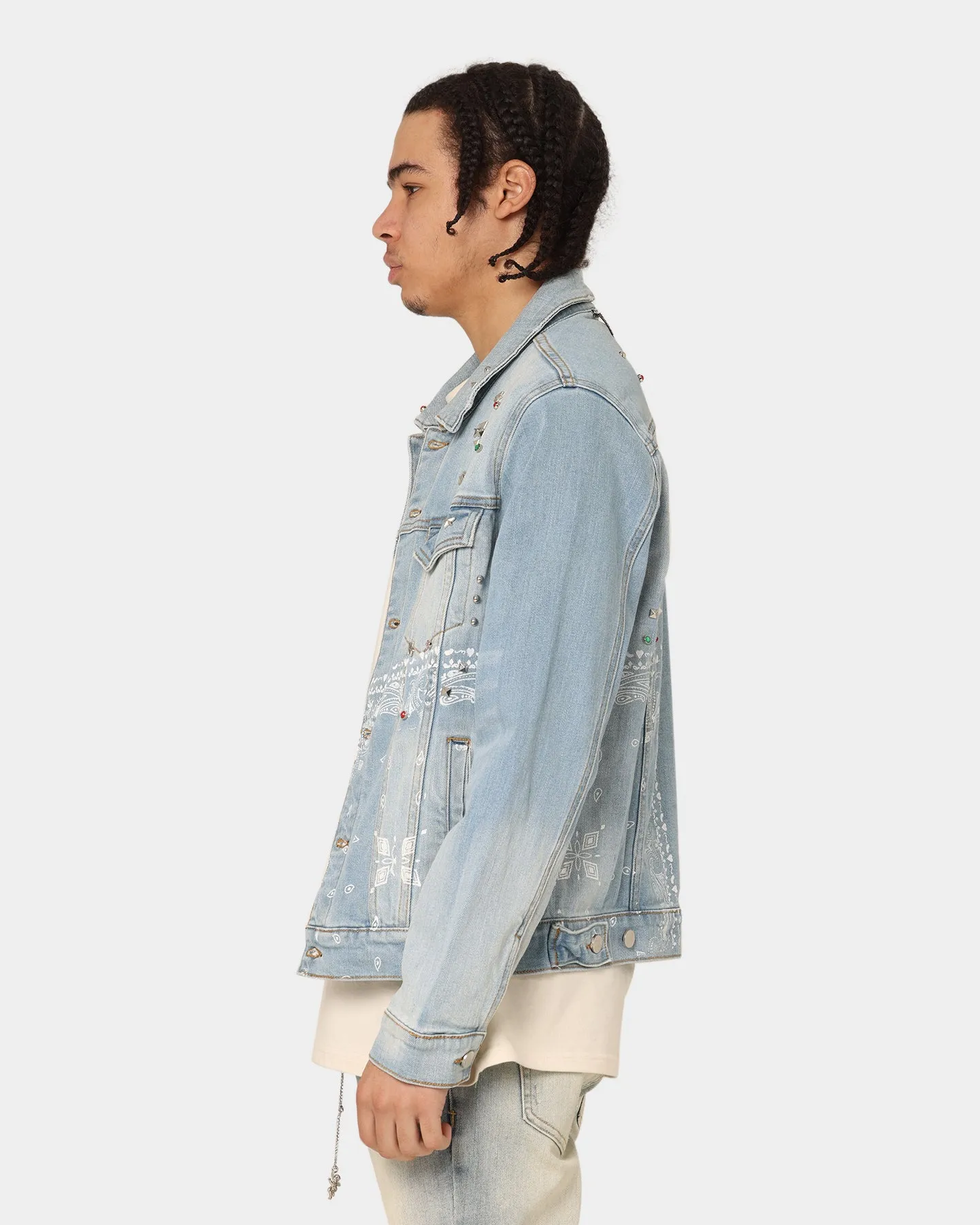 Lifted Anchors Kingdom Denim Jacket Blue