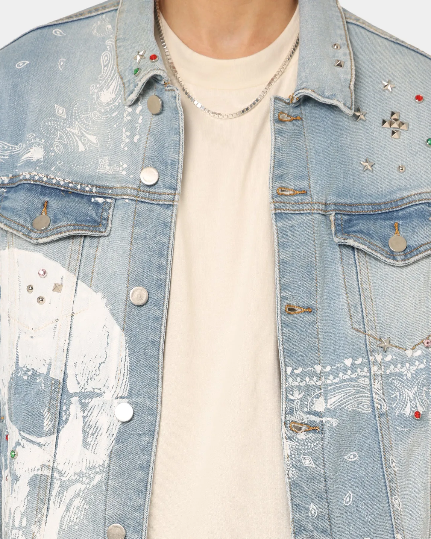 Lifted Anchors Kingdom Denim Jacket Blue