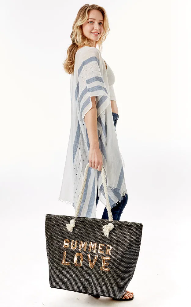 LOA375 Glitz 'Summer Love' Beach Bag