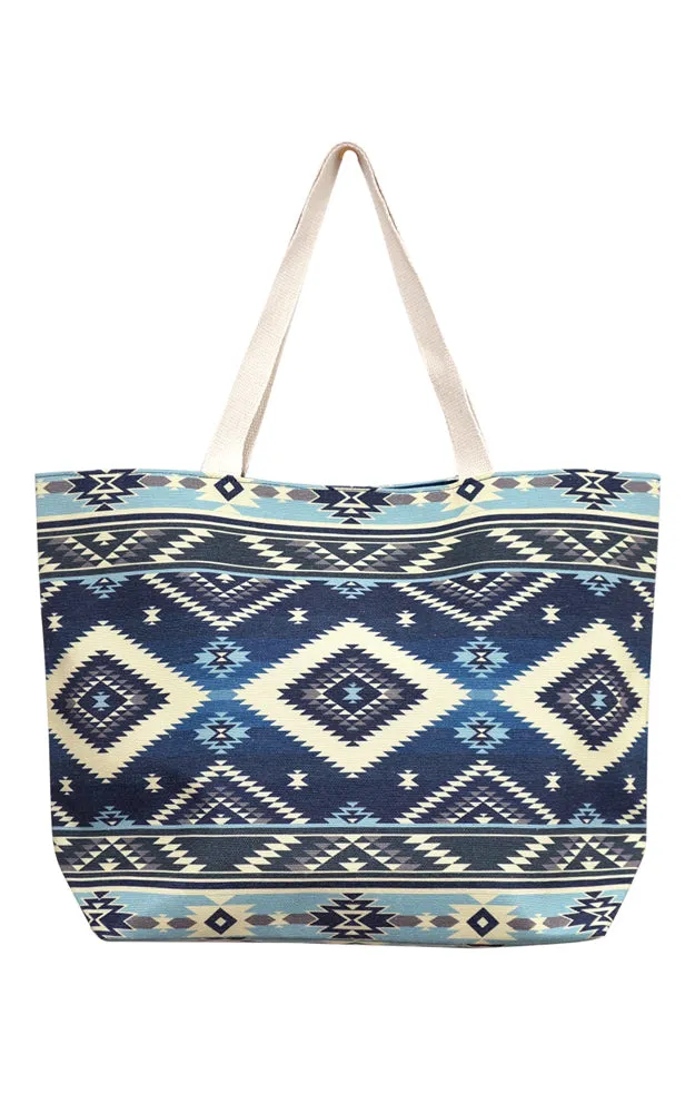 MB0140 Colorful Tribal Pattern Tote Bag