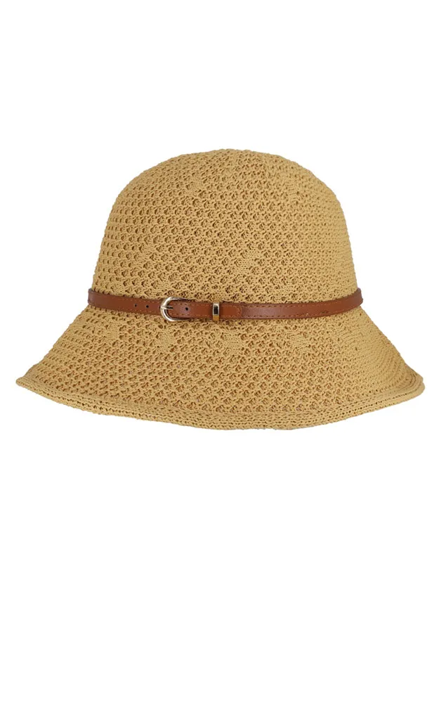 MH0099 Crochet Pattern Bucket Hat w/Band