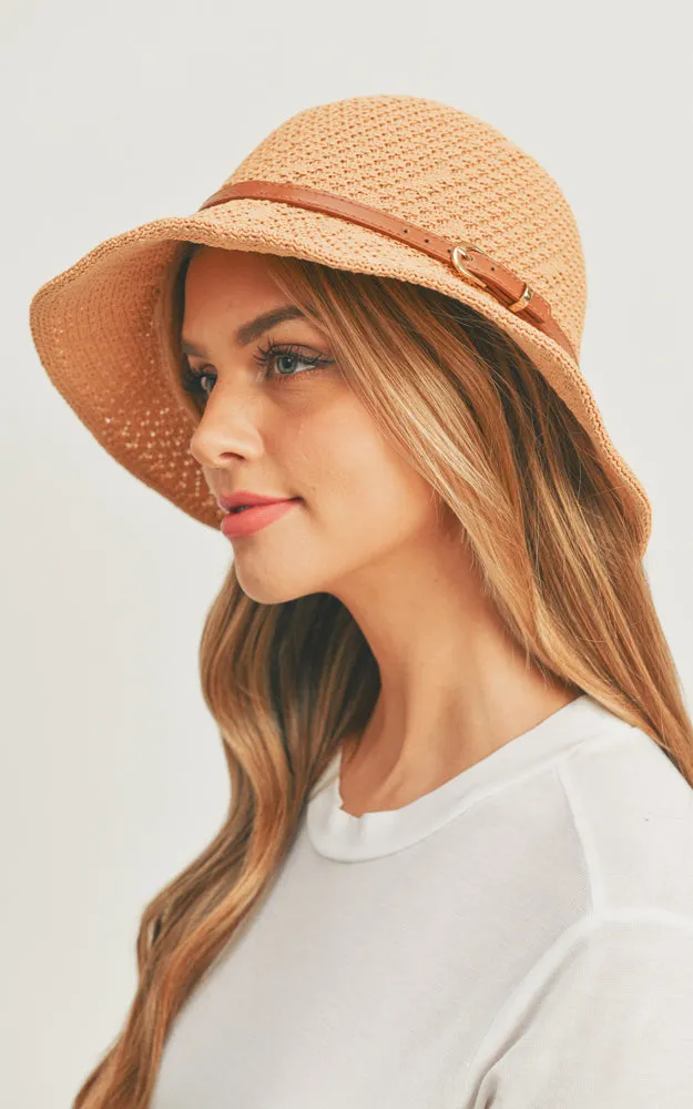MH0099 Crochet Pattern Bucket Hat w/Band
