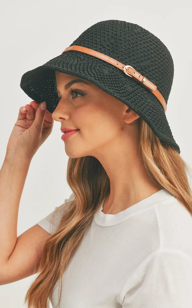 MH0099 Crochet Pattern Bucket Hat w/Band