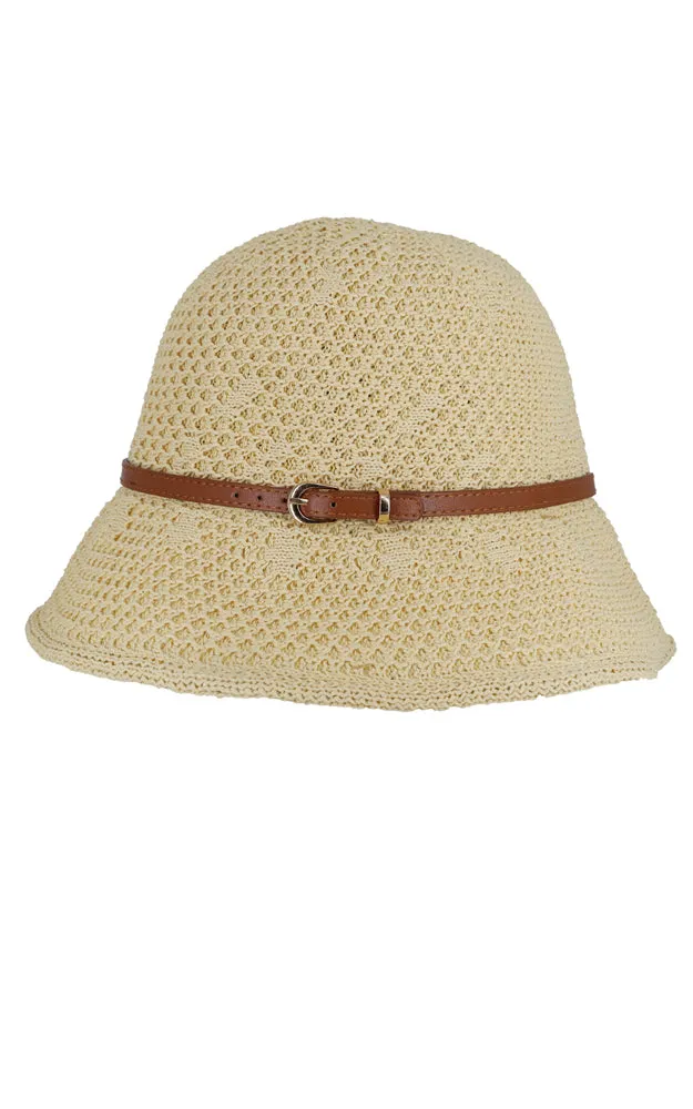 MH0099 Crochet Pattern Bucket Hat w/Band