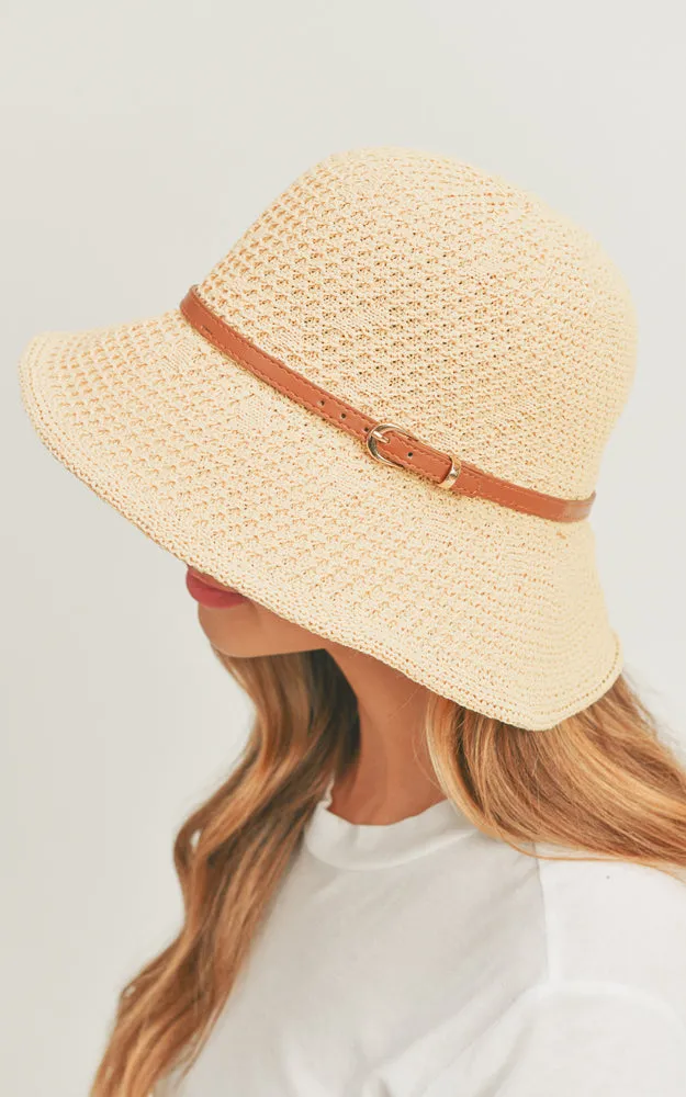 MH0099 Crochet Pattern Bucket Hat w/Band