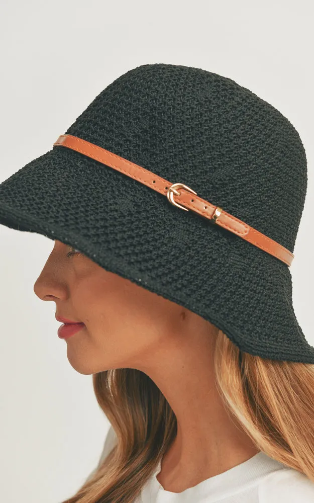 MH0099 Crochet Pattern Bucket Hat w/Band