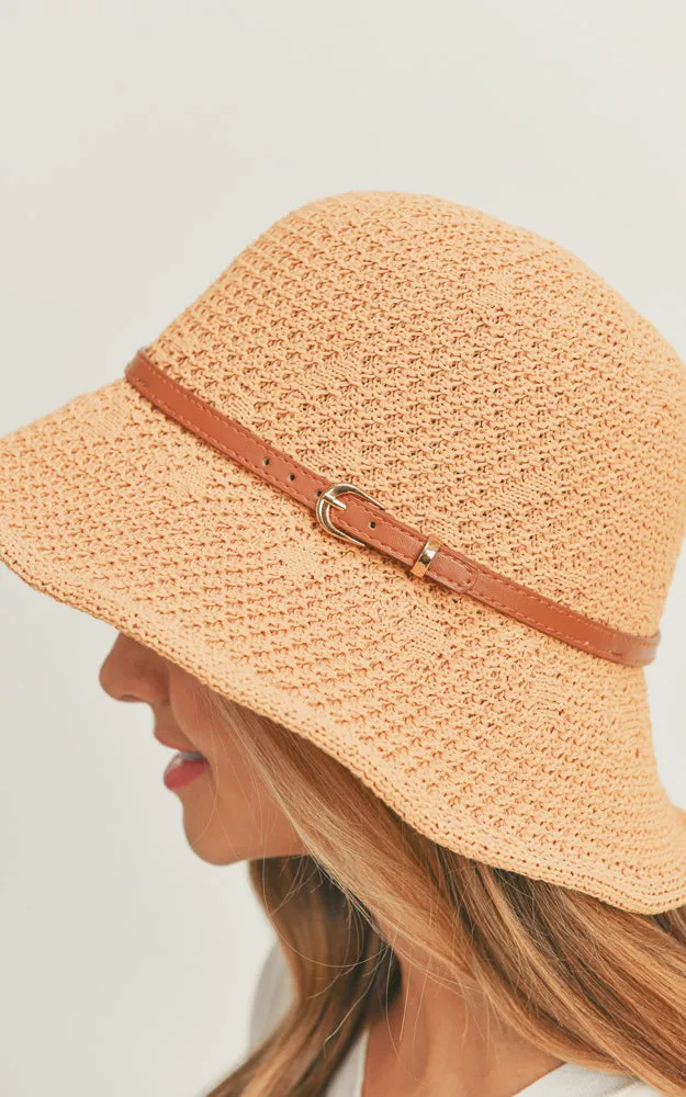 MH0099 Crochet Pattern Bucket Hat w/Band