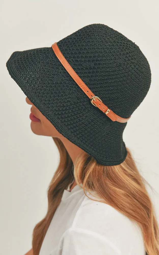 MH0099 Crochet Pattern Bucket Hat w/Band