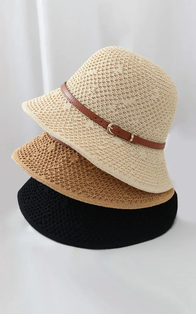 MH0099 Crochet Pattern Bucket Hat w/Band