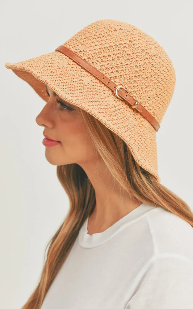 MH0099 Crochet Pattern Bucket Hat w/Band