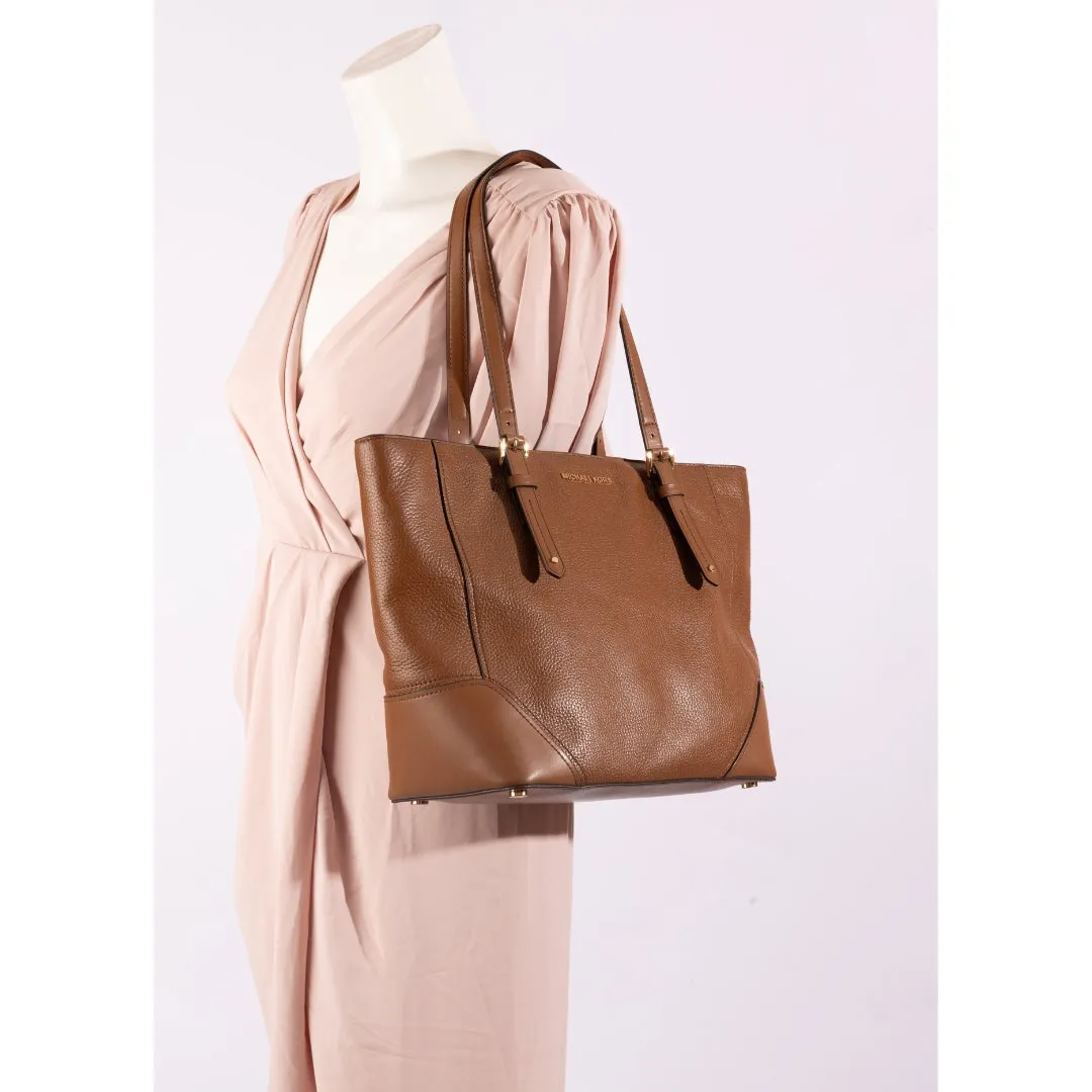 Michael Kors Aria Large Pebbled Leather Tote Bag