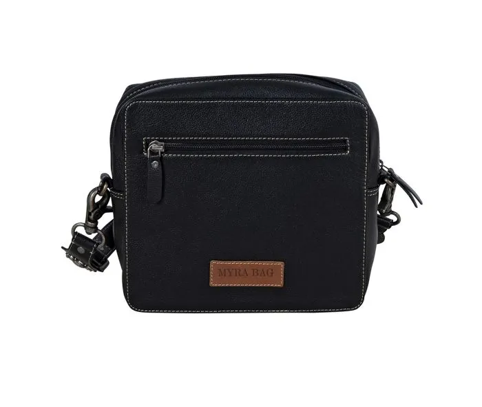 Myra Dakota Basin Hand-tooled bag