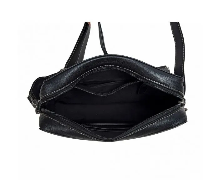 Myra Dakota Basin Hand-tooled bag