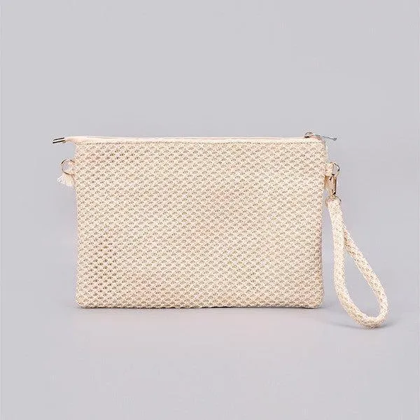Nacey Crochet Tassel Clutch