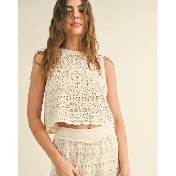 NB Crochet Pattern Back Button Top