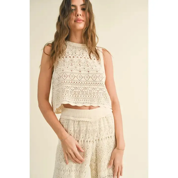 NB Crochet Pattern Back Button Top