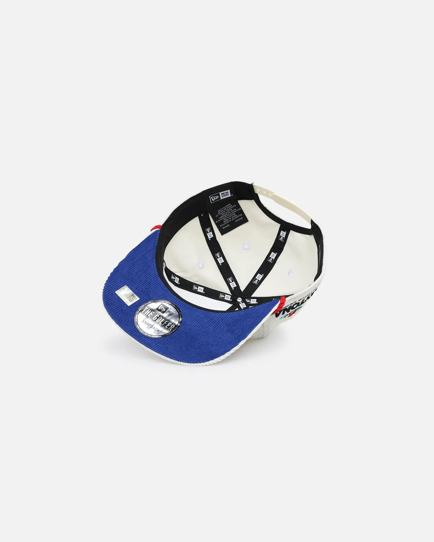 New Era Daytona USA 'Nascar Sponsor Golfer Collection' Corduroy Golfer Snapback Chrome
