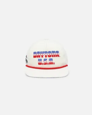 New Era Daytona USA 'Nascar Sponsor Golfer Collection' Corduroy Golfer Snapback Chrome