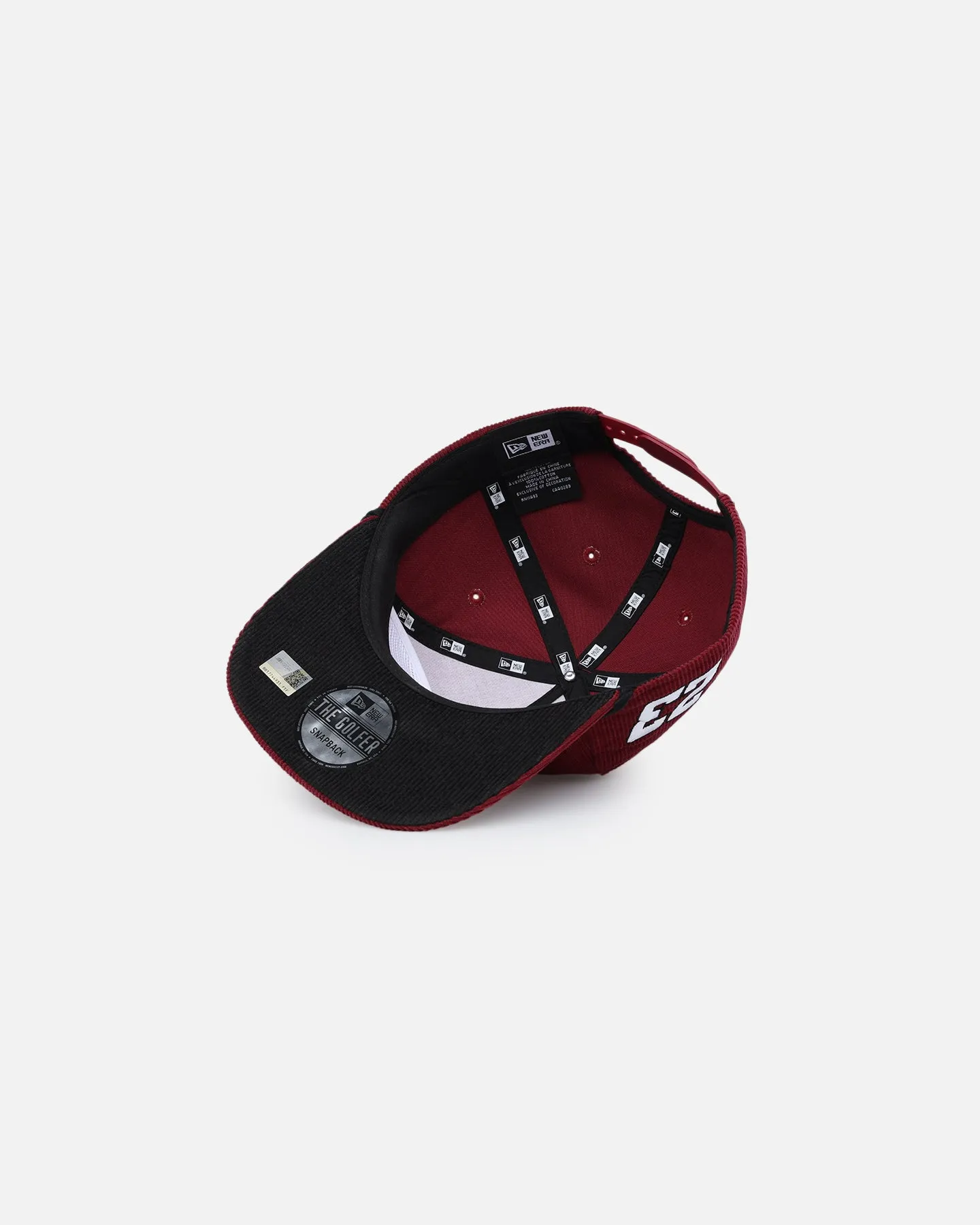 New Era Dr Pepper 'Nascar Sponsor Golfer Collection' Corduroy Golfer Snapback Cardinal