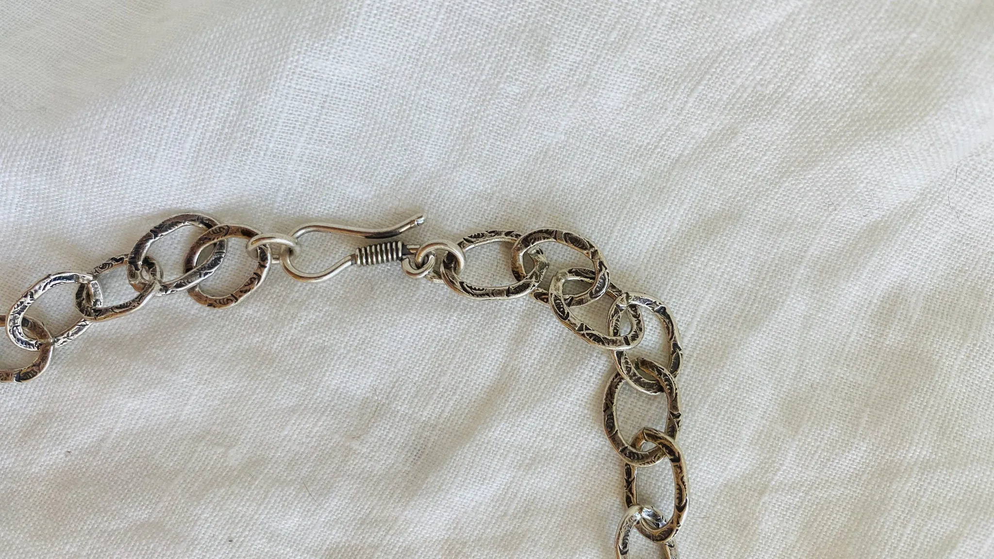 Oaxacan Silver Pendant and Sterling Silver Chain. The Sun. El Sol