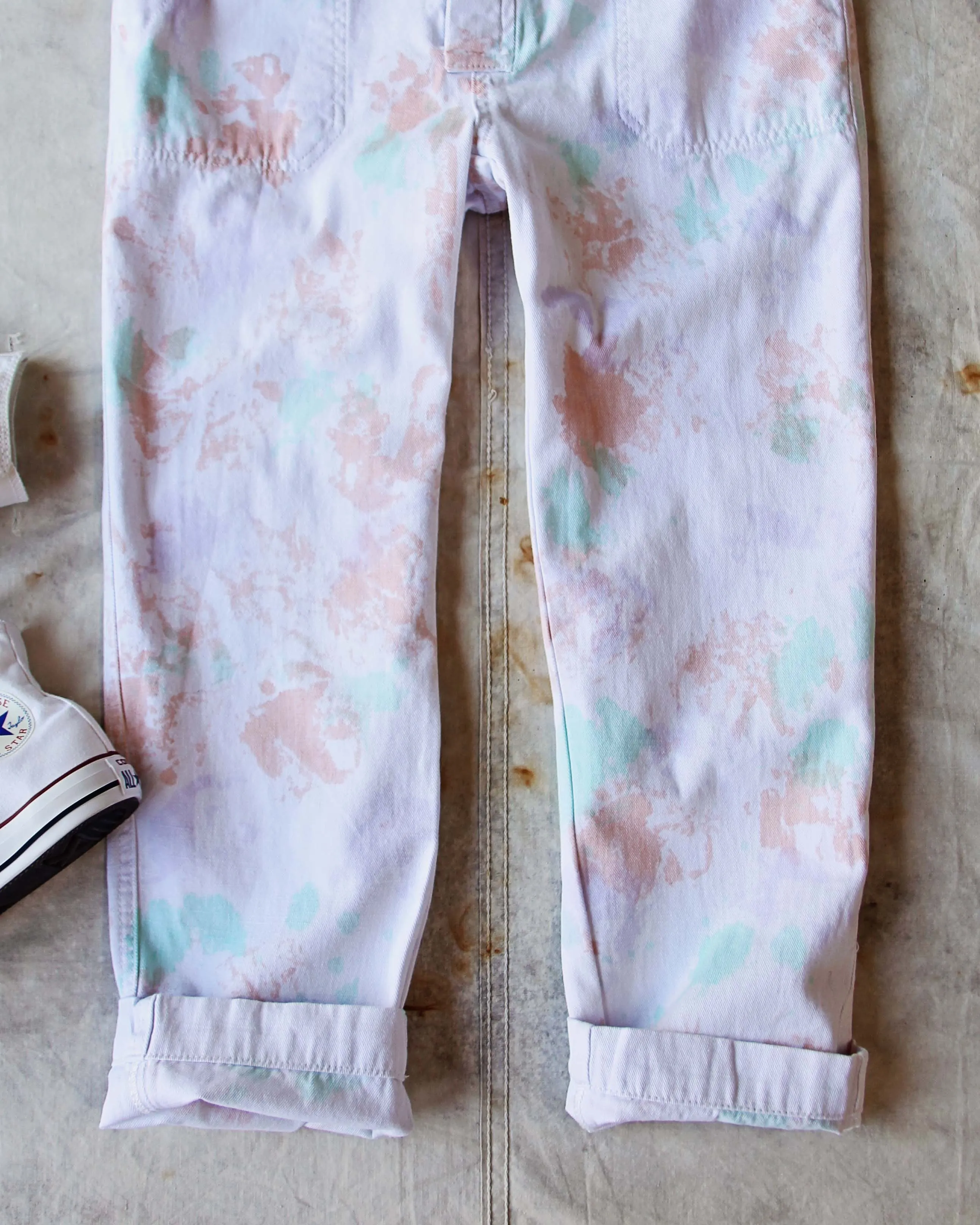Rosie Coverall Jumpsuit in Watercolor