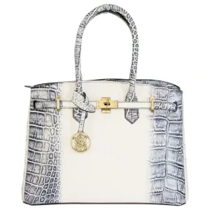 Smith & Wesson Leather Croc Handbag