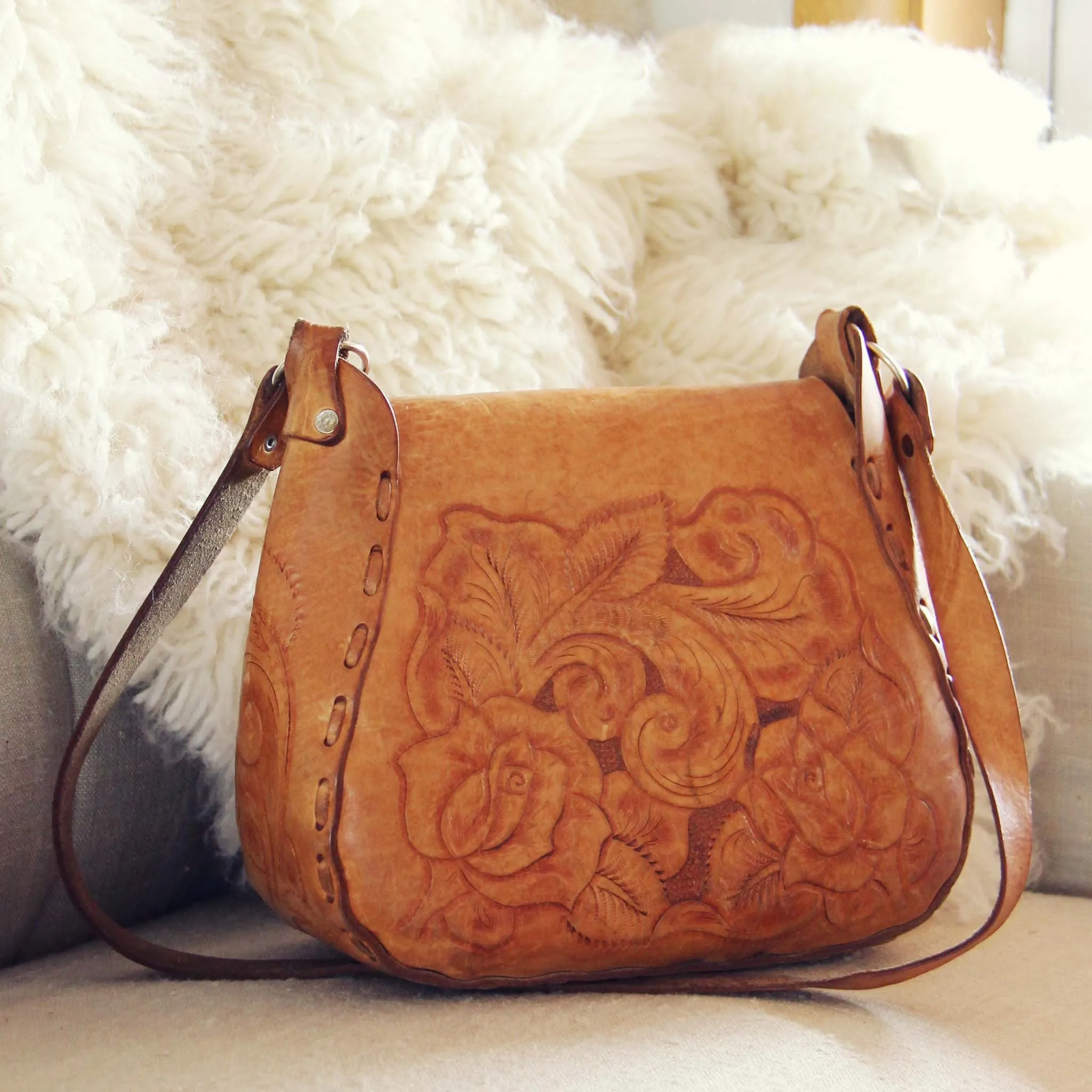Vintage Fall Forest Tote